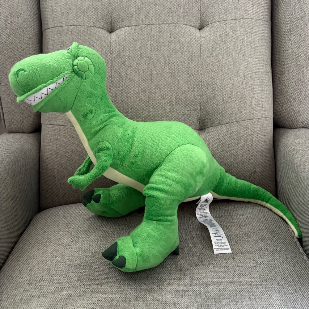Disney Store Pixar Toy Story Rex 15” Large Plush Stuffed Animal Toy Dinosaur - Picture 4 of 8